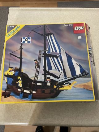 Lego Pirates Caribbean Clipper (6274) Box And Instructions