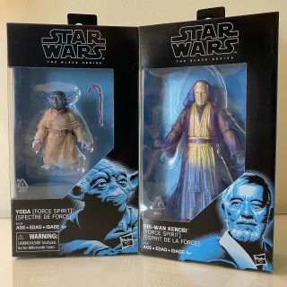 Yoda & Obi - Wan Kenobi Force Spirit | Star Wars The Black Series Exclusives Rotj