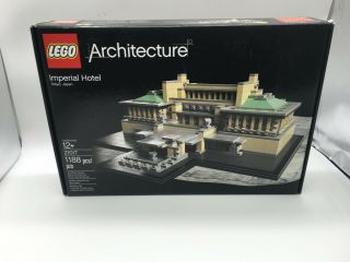 Lego 21017 Architecture Imperial Hotel Frank Lloyd Wright Japan Retired Opened