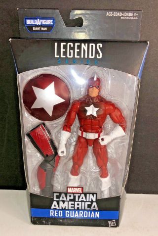 Marvel Captain America Legends Series Red Guardian Baf Giant Man Nib Hasbro 2015