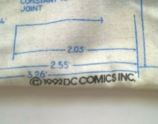 Vintage Batman Returns Pillow Case 1992 DC COMICS INC 18 