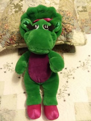 Vintage 1992 Baby Bop By Lyons Group Dakin 14 " Barney The Dinosaur Plush Toy