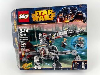 Lego Star Wars Republic Av - 7 Anti - Vehicle Cannon 75045 Complete Open Box