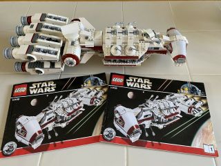 Lego Star Wars Rebel Blockade Runner (10198) - Complete Ship,  Missing Leia/wedge