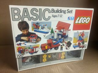Misb Lego Vintage 1985 Classic Town Basic Building Set 720 Nib Rare