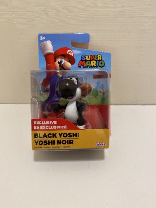 World Of Nintendo Mario Bros Black Yoshi Figure Jakks Pacific 2020