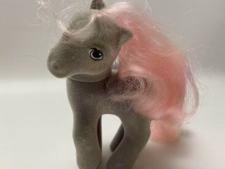 Vintage My Little Pony G1 Year 5 “twilight” So Soft Ponies Flocked Fuzzy 1986