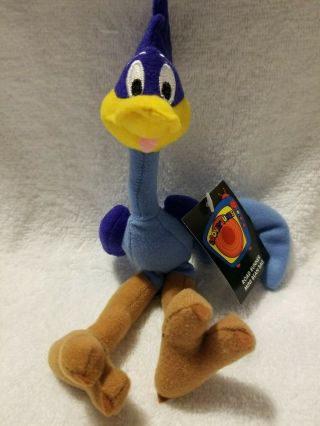 Warner Bros Road Runner Rare 1999 Looney Tunes Bean Bag Toy Plush Animal