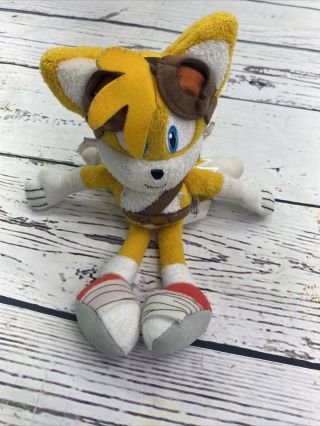 Sonic Boom Sonic The Hedgehog Tails Plush Toy Doll Tomy 8” 2014 Sega T22302