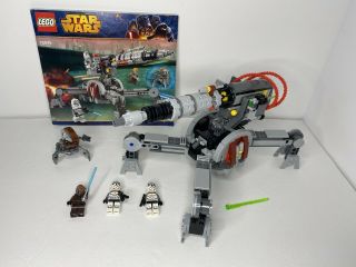 Lego Clone Star Wars Republic Av - 7 Anti - Vehicle Cannon 75045 Compete Minifigures