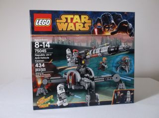 Lego Star Wars 75045 Republic Av - 7 Anti - Vehicle Cannon - Factory Set