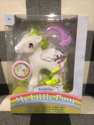 My Little Pony Unicorn & Pegasus - 35th Anniversary 1980s G1 Mlp Classic Comb Box