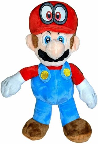Official Mario Nintendo Red Cappy Hat Plush Figure Stuffed Gift Toy 12 "