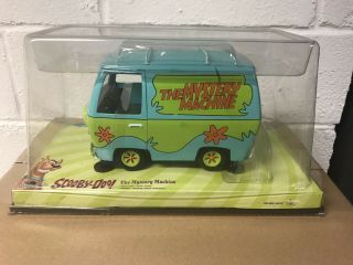 Johnny Lightning Die - Cast Scooby Doo Mystery Machine 1/18 Scale In Plastic Case