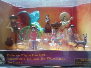 Disney Store Deluxe Coco Figurine Play Set Rare Htf