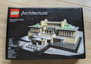 Lego Architecture Imperial Hotel 21017 Frank Lloyd Wright Wear On Box