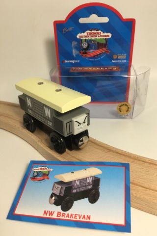 Thomas Wooden Railway Nw Brakevan Brake Van Britt Allcroft 99 Card Train Set Toy