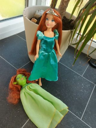 Shrek Princess Fiona 12 " Doll With Ogre Changing Feature Rare