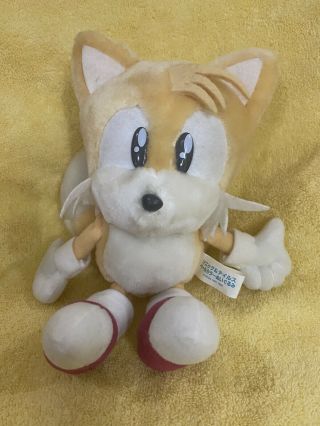 Tails Sonic The Hedgehog Sega 1998 Japan Pastel Plush