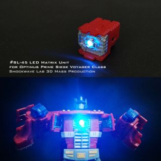 Shockwave Lab Sl - 45 Led Matrix Unit For Siege Optimus Prime Luminous Effects