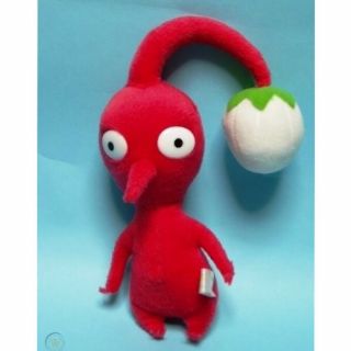 Pikmin Red Pikmin Plush With Bud Soft Stuffed Animal 7 " Ships From Usa
