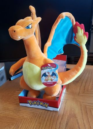 Pokemon Charizard Plush Stuffed Animal Figure Gift Toy Large 12 " Kids