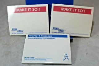 Star Trek The Next Generation Hallmark Post - It Note Pad 3 Pack