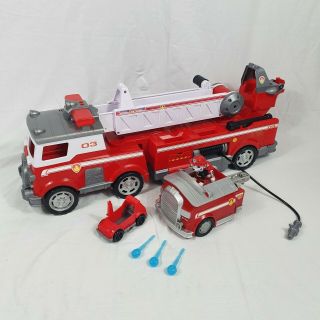 Paw Patrol Marshall Ultimate Rescue Fire Engine Truck Figures