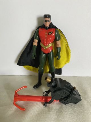 Batman Returns Robin With Grappling Hook And Launcher Kenner 1991 Complete