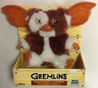 Neca Gremlins 6 " Dancing Gizmo Plush Doll With Sound Remember The Rules