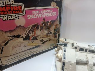 Vintage Star Wars Snowspeeder With Box