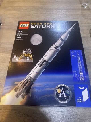 Lego Ideas Nasa Apollo Saturn V Rocket 92176 Lunar Lander Astronaut