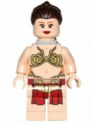 Lego 75020 - Star Wars - Princess Leia - Slave Outfit - Mini Figure / Mini Fig
