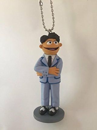 Disney Muppets Walter 3.  5 " Pvc Figure Keychain Key Chain Dangler Figurine Toy