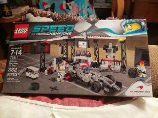 Lego Speed Champions - 75911 - Mclaren Mercedes Pit Stop - Box