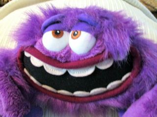 Disney Pixar Art 26 " Plush Monsters Inc University Purple Toy
