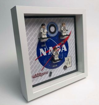 Apollo 11 Anniversary Custom Lego Minifigures In Frame