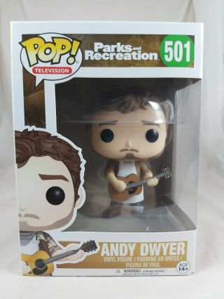 Television Funko Pop - Andy Dwyer - Parks And Recreation - No.  501