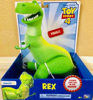 Disney Pixar Toy Story 4 2019 Rex 11” Just Like The Movies Birthday Gift