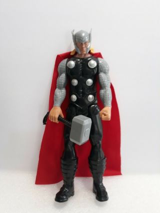 Marvel Avengers Titan Hero Series Thor 12 Inch Action Figure Hammer 2013