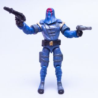 2002 Hasbro Gi Joe Cobra Commander V13 Figure W 