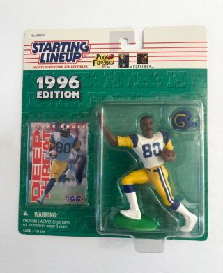 1996 Nfl Starting Lineup Isaac Bruce St.  Louis Rams Action Figure