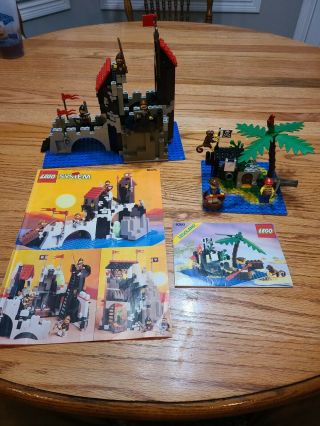 Lego Castle Wolfpack Tower (6075) And 6260 Shipwreck Island -