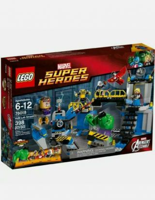 Lego Marvel Heroes Avengers Assemble Hulk Lab 76018 Fast