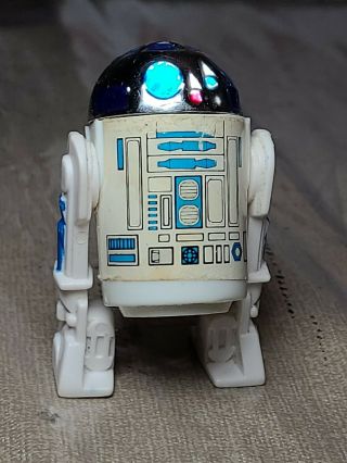 Vintage Star Wars R2 - D2 Dark Blue Early Bird Kenner 1977 Hong Kong