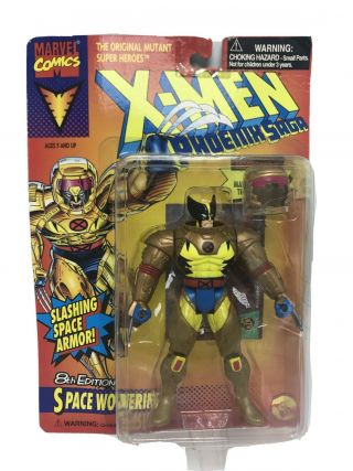 Toy Biz Marvel 1994 X - Men Phoenix Saga Space Wolverine 8th Edition Figure Moc