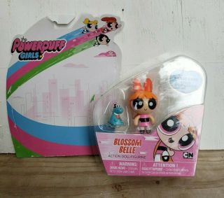 Powerpuff Girls Blossom Belle 3” Action Doll Figurine 2
