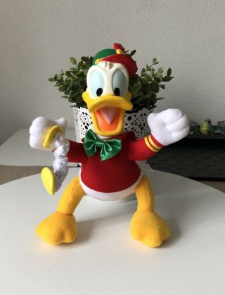 Mcdonald’s Toy Donald Duck Doll Mickey’s Merry Band Disney Plush Soft Vintage 90