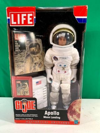 2002 Gi Joe Time Life Apollo Moon Landing R.  Murray Astronaut 12 " Action Figure