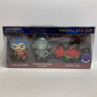 Masters Of The Universe Figural Bag Clip Walmart Exclusive 3 Pack He - Man Battle
